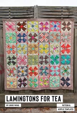 Lamingtons For Tea Pattern and Acrylic Templates by Jen Kingwell Designs- Special Order