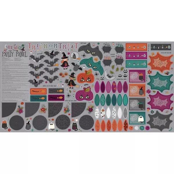 Little Witch by Jennifer Long - Party Felt Panel