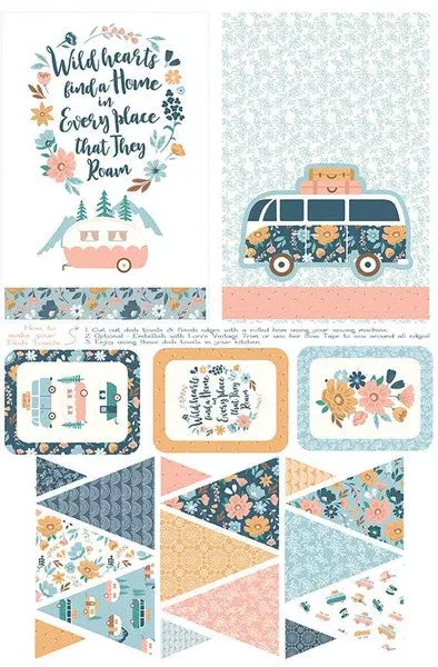 Live Love Glamp Home Decor Panel by Dani Mogstad