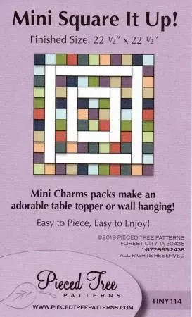 Mini Square It Up Pattern by Pieced Tree Patterns