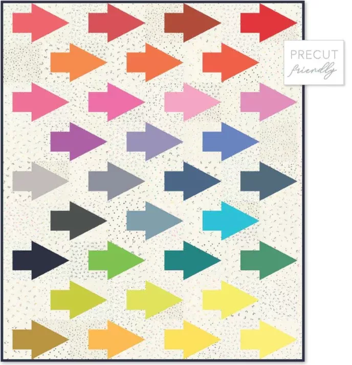 Miniatures by Whistler Studios & Ruby + Bee Solids : One Way Quilt Kit