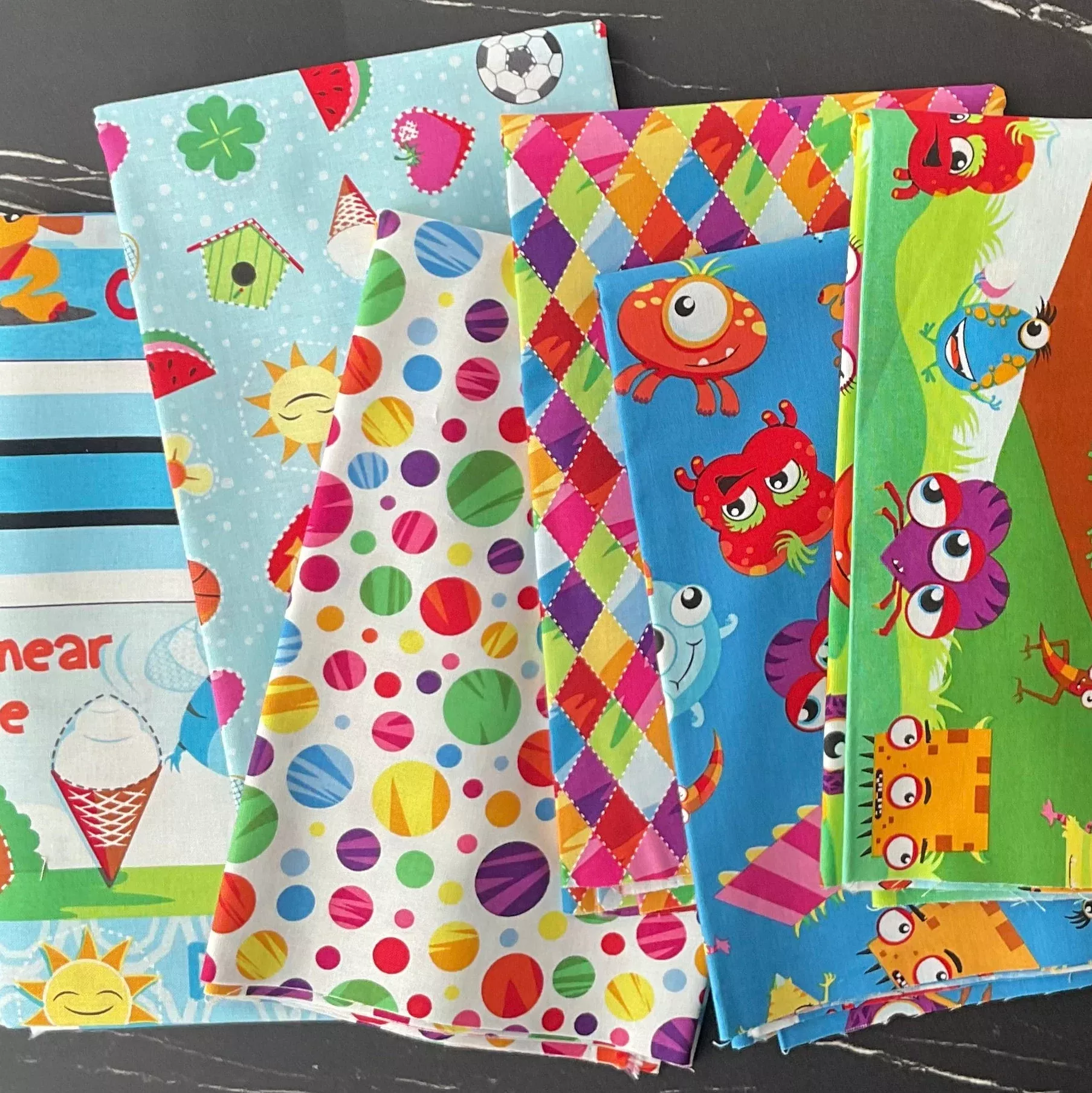 My Very Silly Monster Shapes by Tim Read - Fabric Bundles with Soft Book Panel