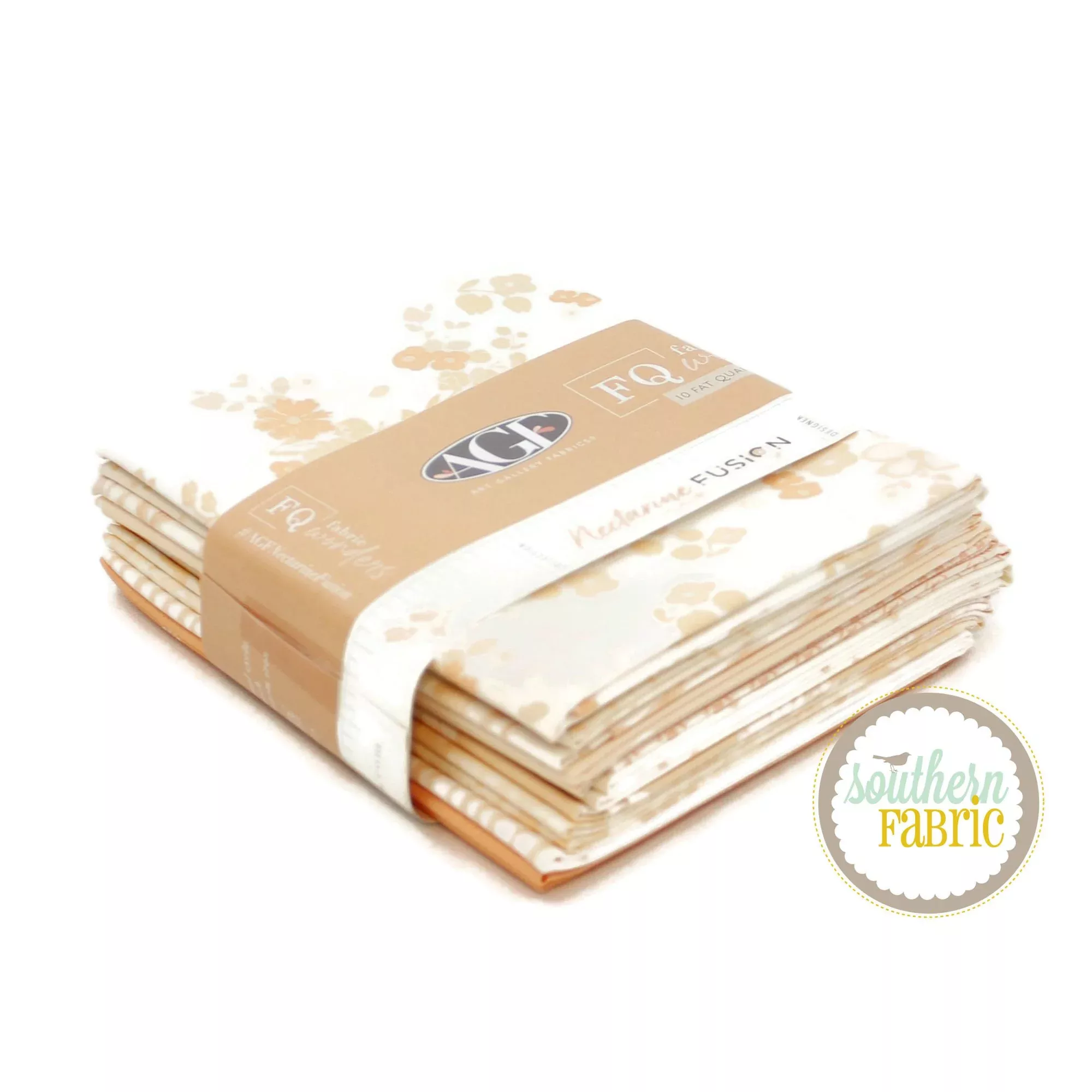 Nectarine Fusion Fat Quarter Bundle (10 pcs) by AGF Studio for Art Gallery