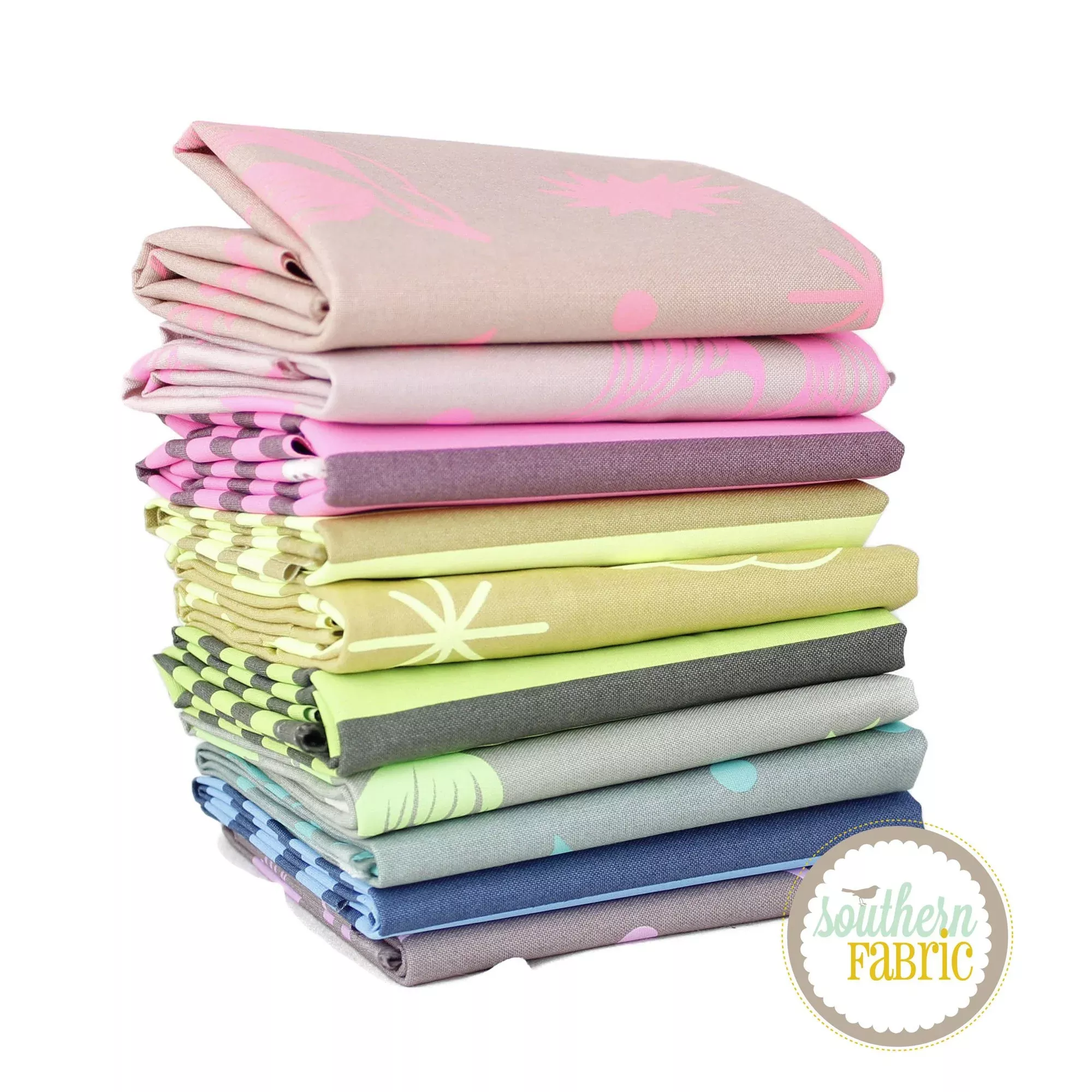 Neon True Colors - Half Yard Bundle (10 pcs) by Tula Pink for Free Spirit