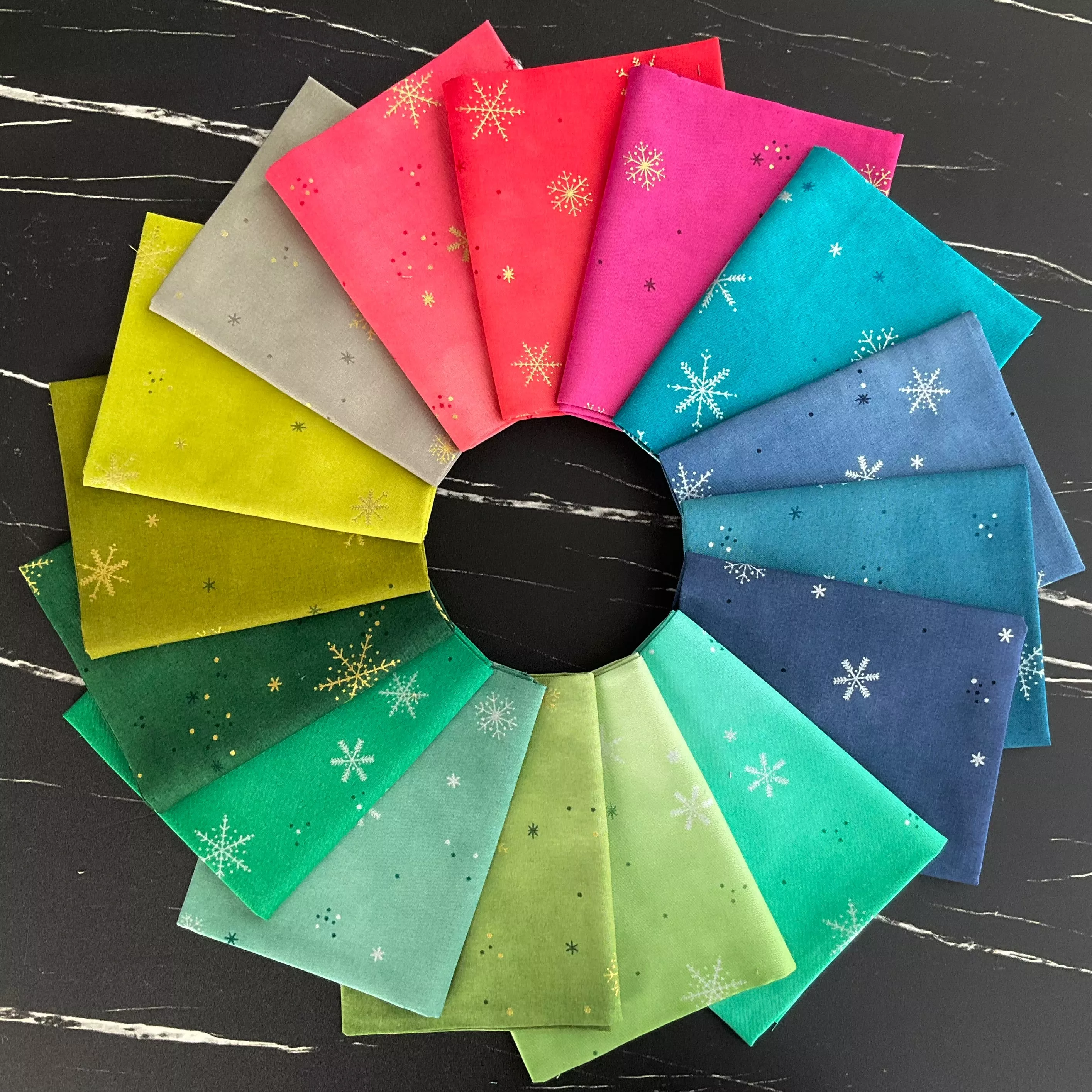 Ombre Flurries by V and Co. - Fabric Bundles