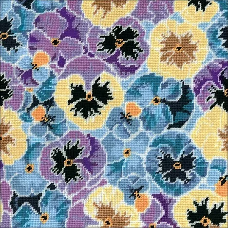 Pansies Needlepoint Kit