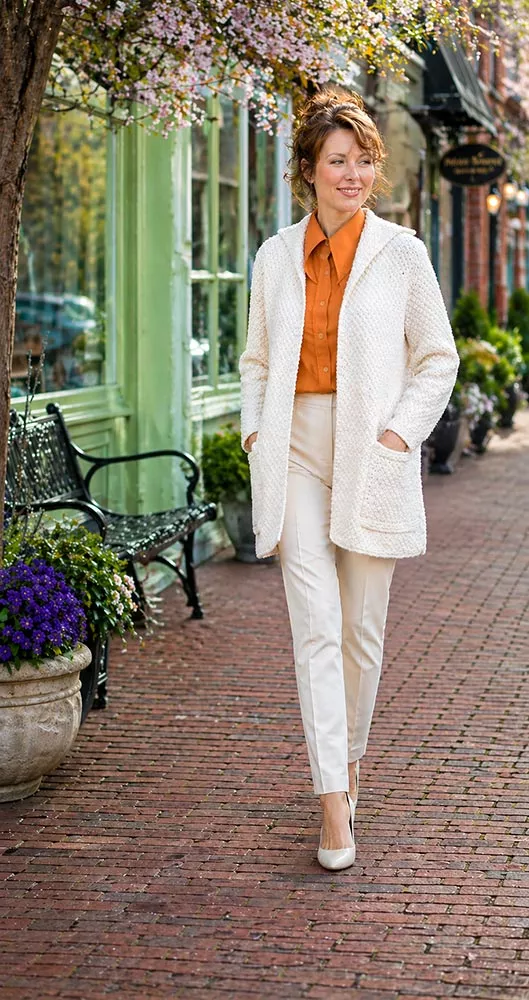 Parisienne Slim Style Coat Pattern