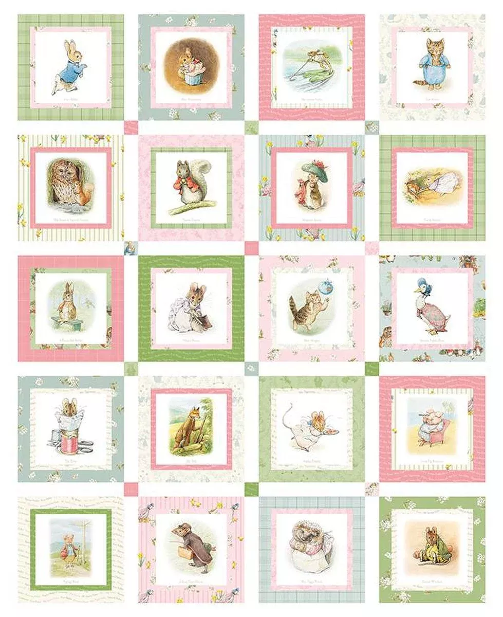 PD15868 Peter Rabbit and Friends Panel