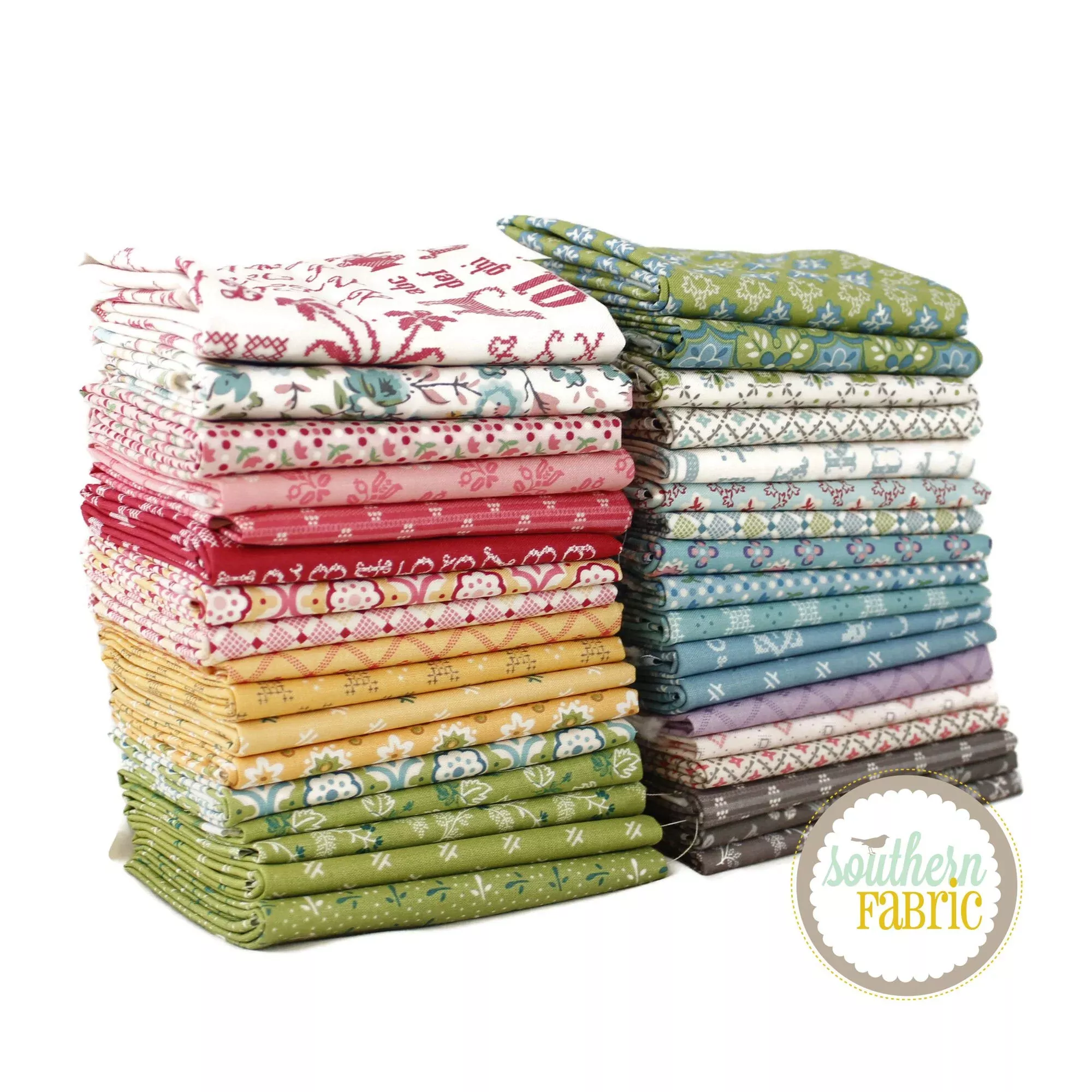 Piece & Plenty - Fat Eighth Bundle (35 pcs) by Lori Holt for Riley Blake