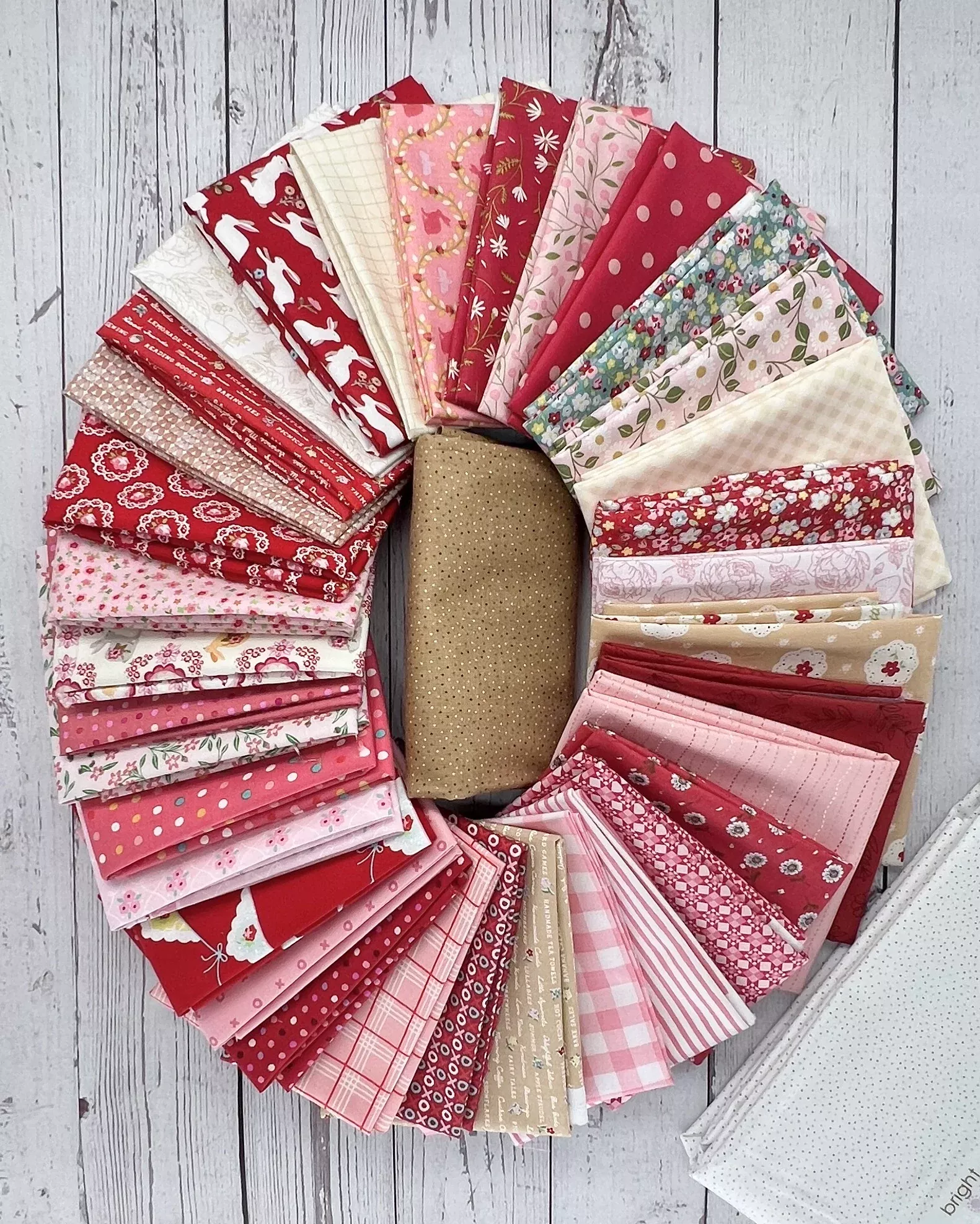 Pink Christmas Tree KIT, Poppie Cotton, Included Fabric for the Pieced Top!