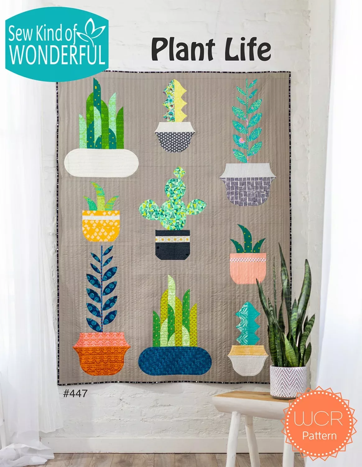 Plant Life Quilt Pattern by Sew Kind of Wonderful