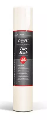 *POLYMESH CUTAWAY //10" X 10 YDS //WHITE //1.5 OZ//STABILIZER//OESD