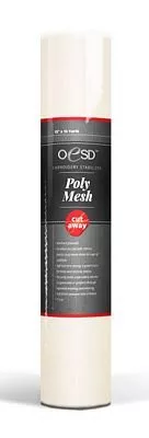 *POLYMESH CUTAWAY//15" X 10 YDS//WHITE//1.5 OZ//STABILIZER//OESD
