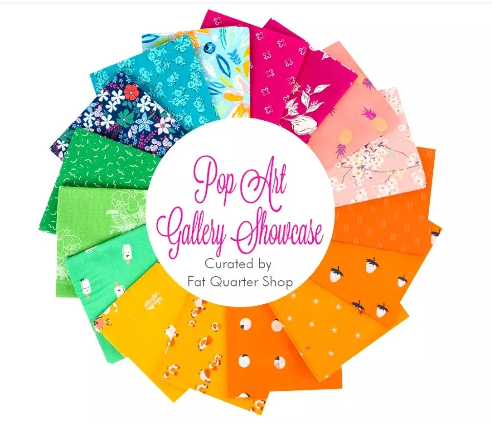 Pop Art Gallery Showcase Fat Quarter Bundle – Curated by Fat Quarter Shop