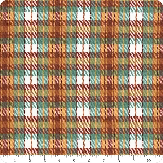 Pumpkin Please Multi Harvest Plaid Yardage#22206-MLT