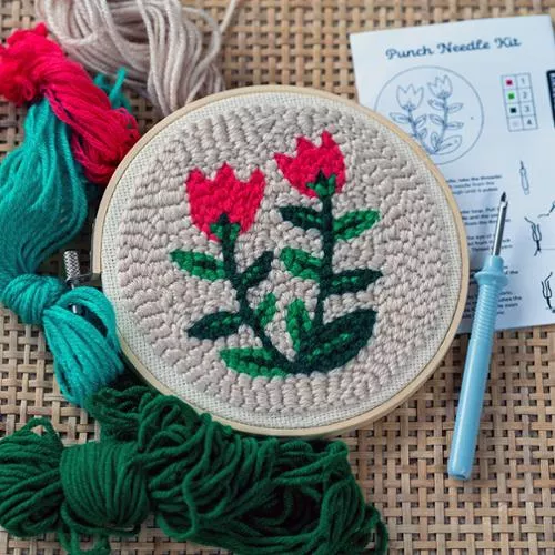 Punch Needle Kit - Tulips