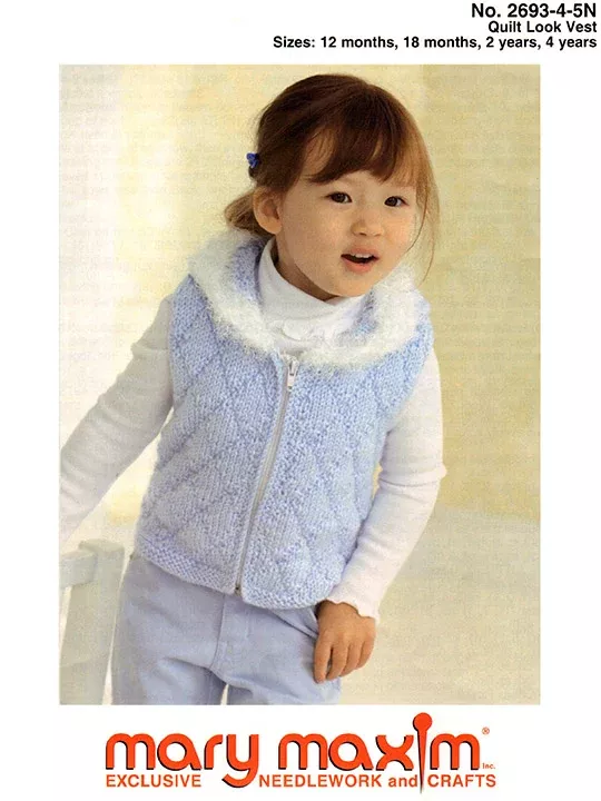 Quilt Look Vest Pattern