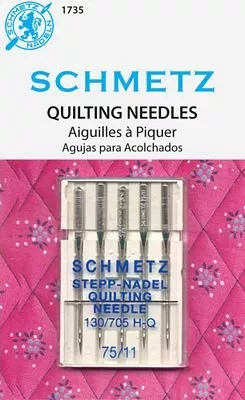 *QUILTING SEWING MACHINE NEEDLES//SIZE 75/11//SCHMETZ