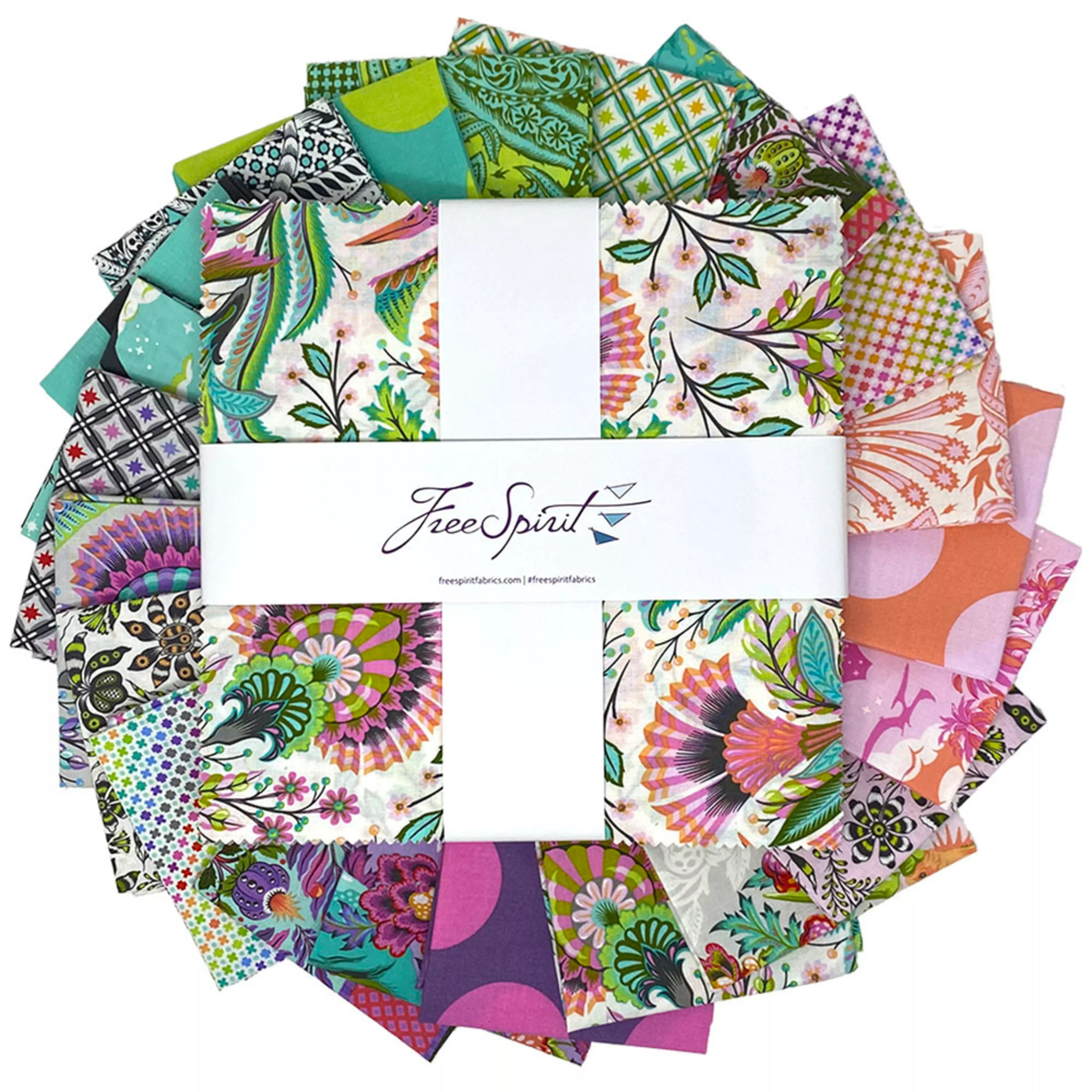 Roar! | 10" Precut Squares by Tula Pink for Free Spirit | 42pcs