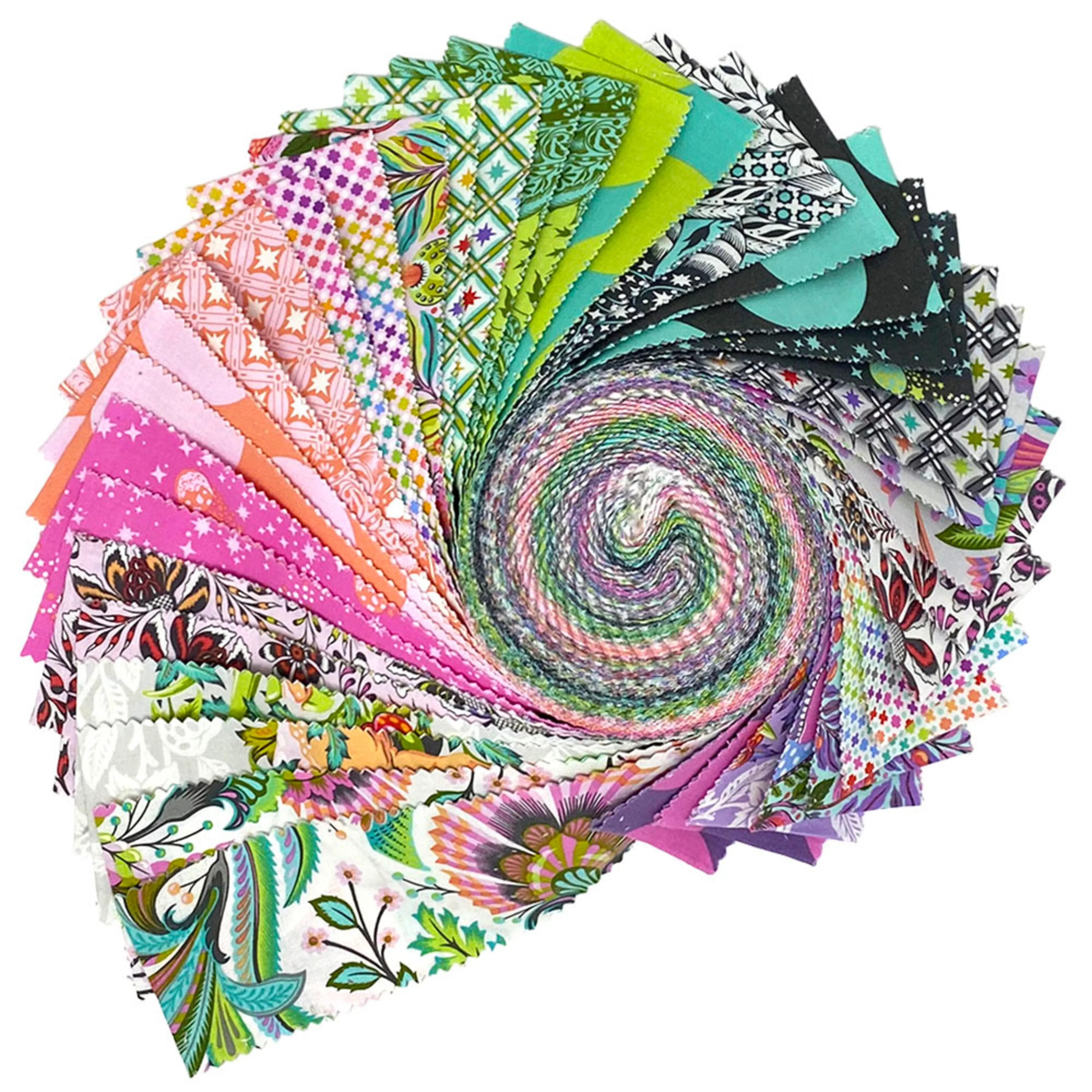 Roar! | 2.5" Precut Strips by Tula Pink for Free Spirit | 40pcs