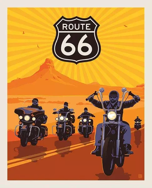 Route 66 Panel by Anderson Design Group