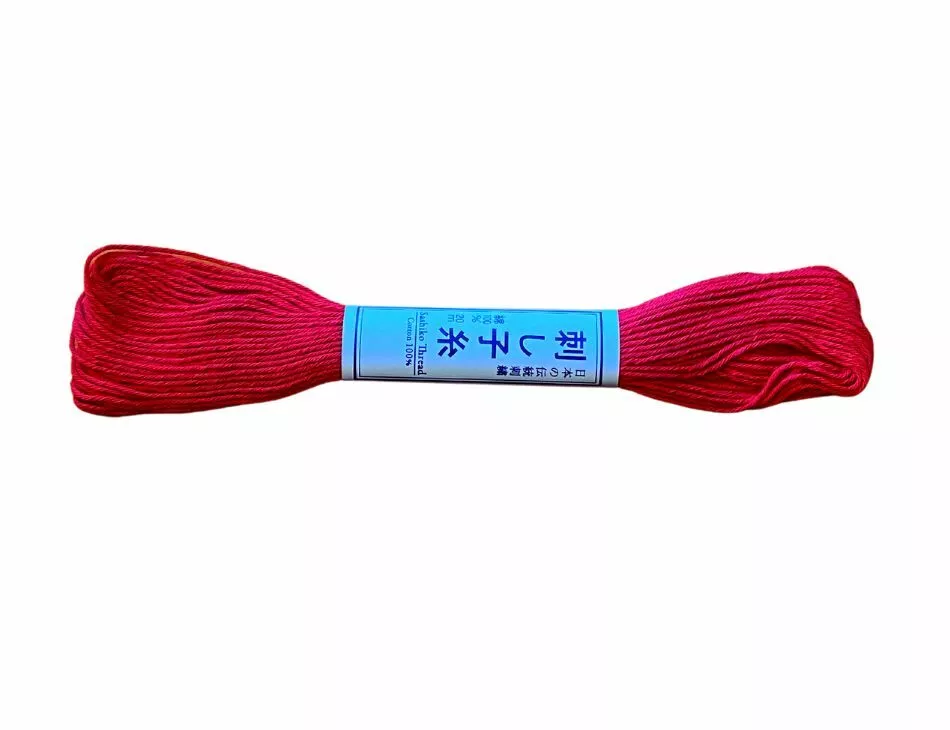 Sashiko Thread Red