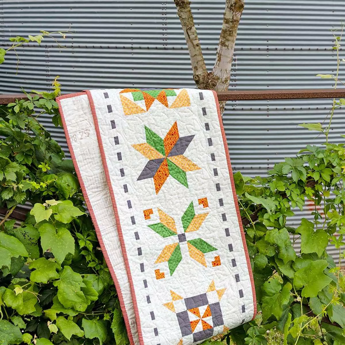 Seasonal Stitchy Stars Table Runner Kit ~ Fall by It's Sew Emma