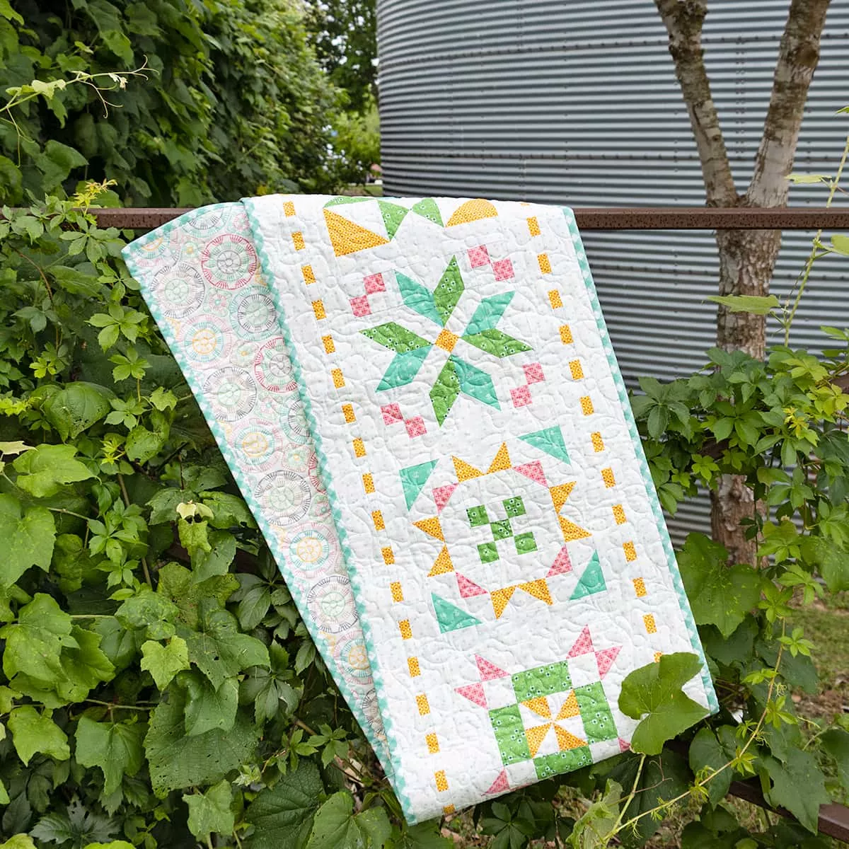 Seasonal Stitchy Stars Table Runner Kit ~ Spring by It's Sew Emma