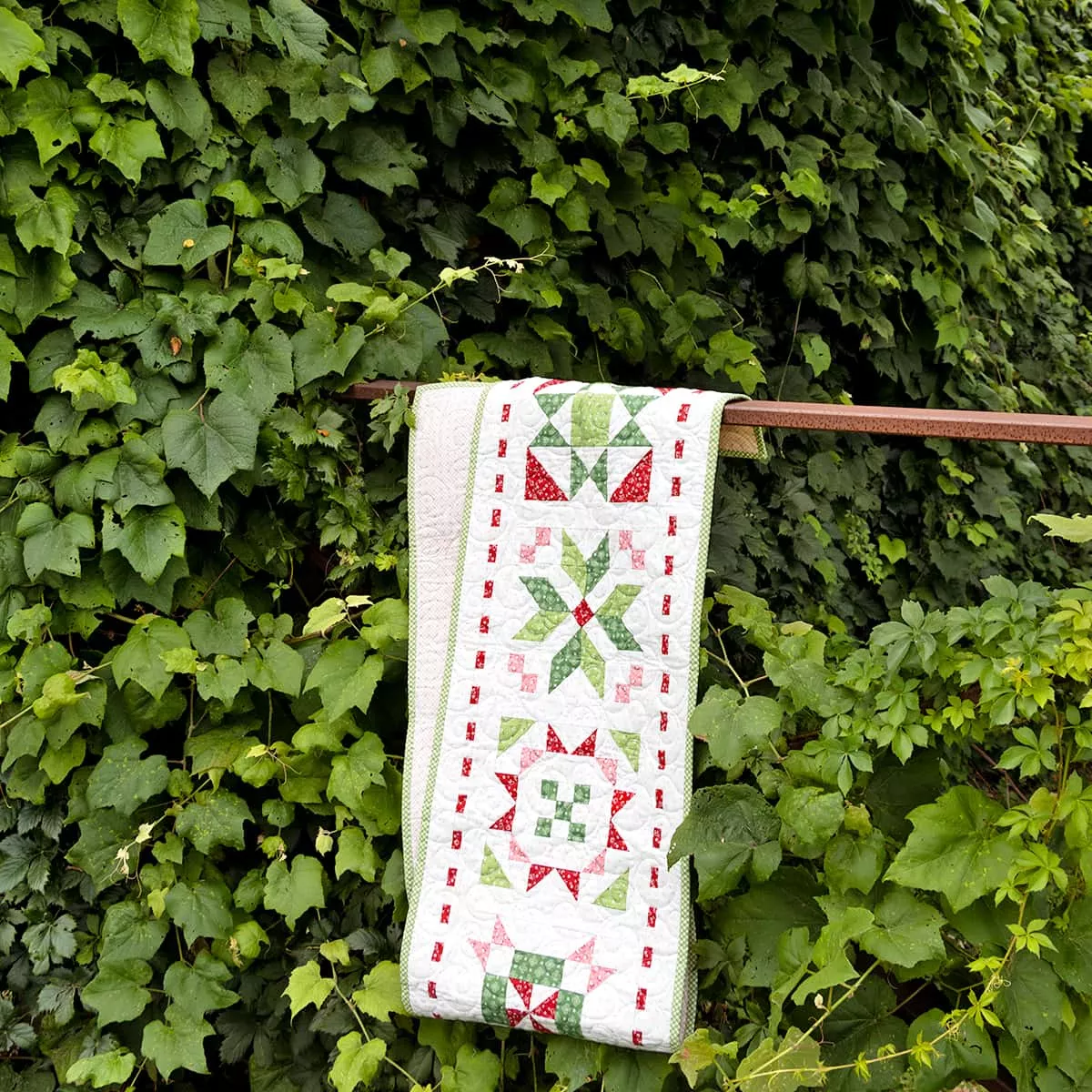 Seasonal Stitchy Stars Table Runner Kit ~ Winter by It's Sew Emma
