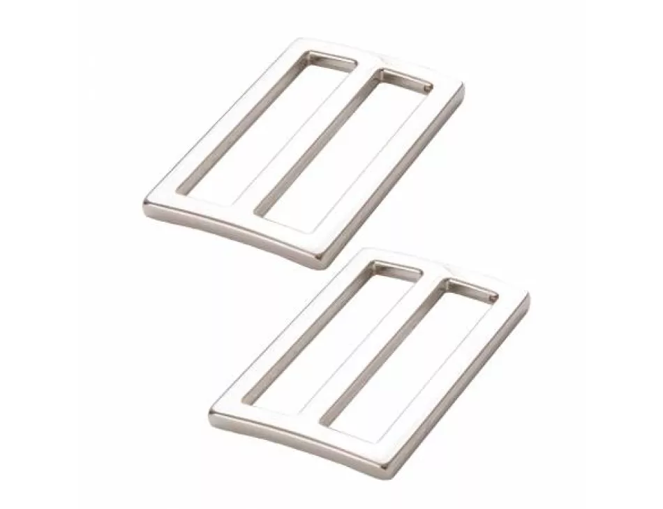 Slider Widemouth 1.5" Nickel Set of Two