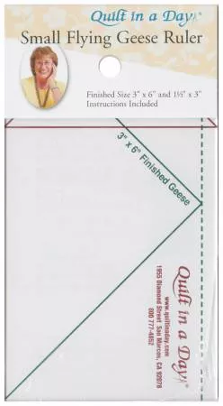 Small Flying Geese Ruler 3½" x 6½"