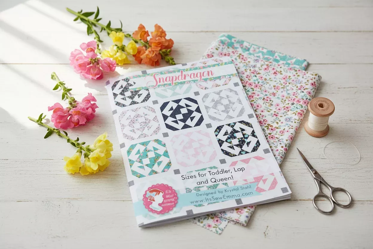 Snapdragon Quilt Pattern - It's Sew Emma