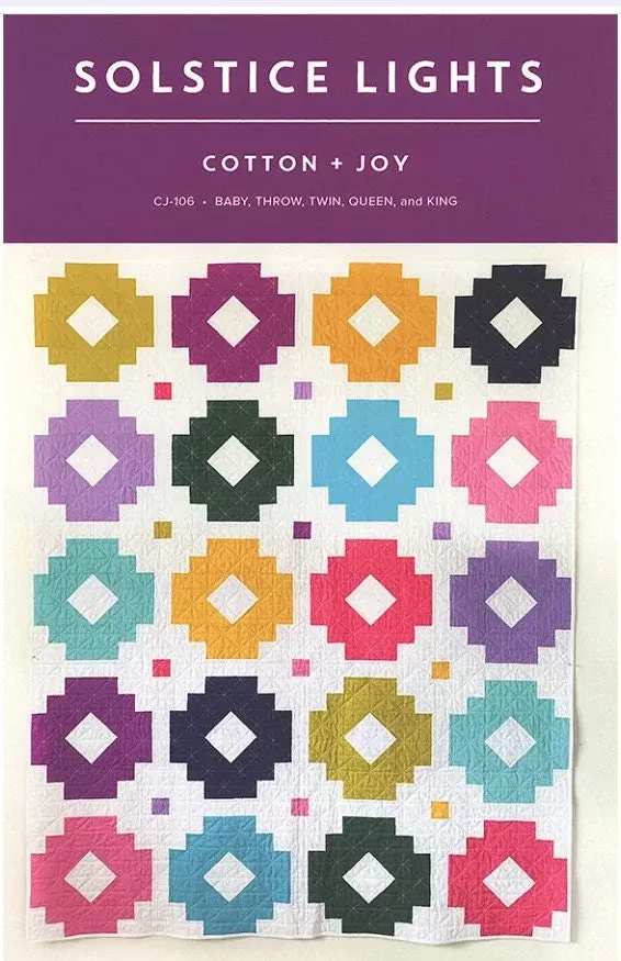 Solstice Lights Quilt Pattern - Cotton and Joy