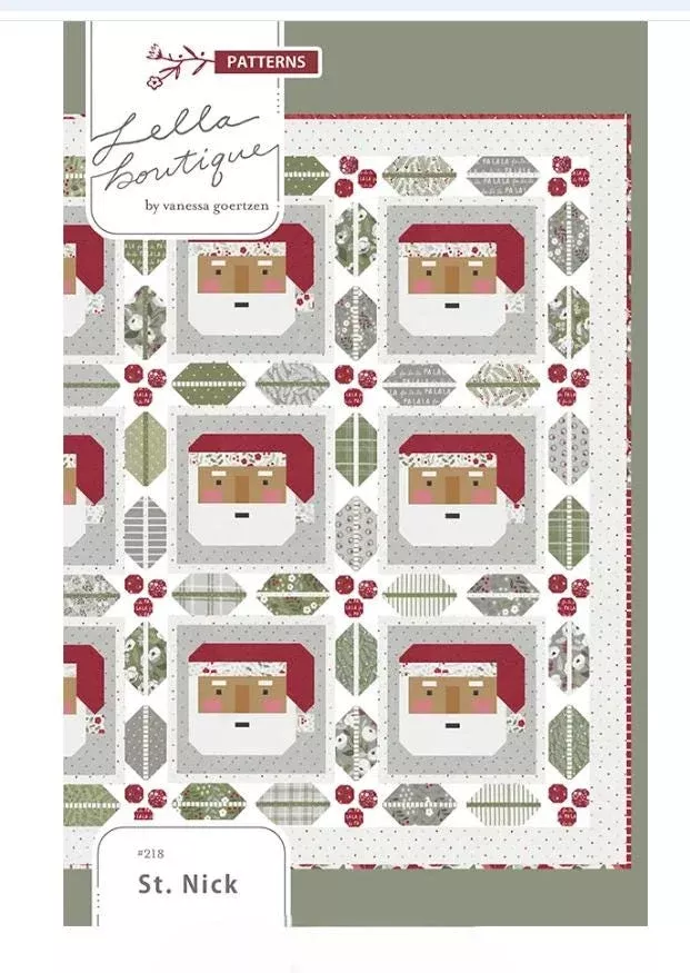St Nick Quilt Pattern - Lella Boutique