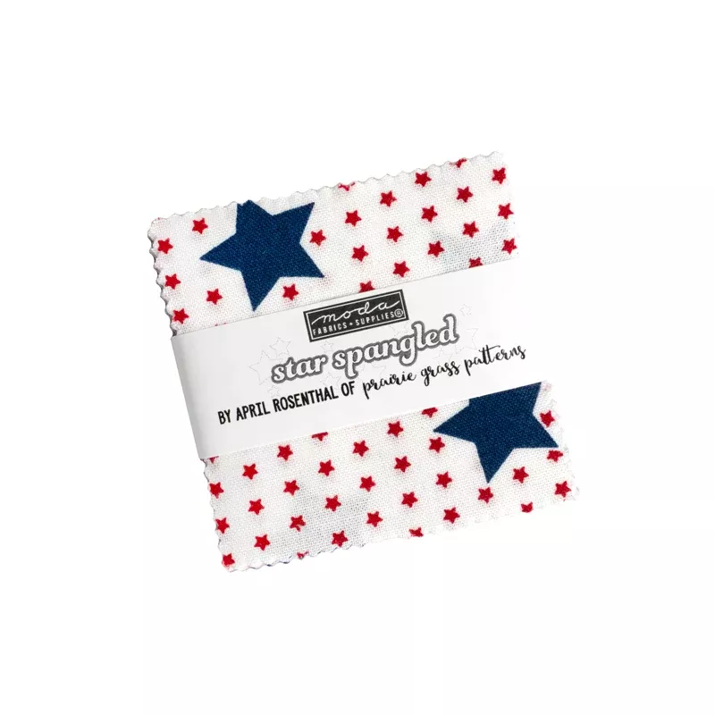 Star Spangled by April Rosenthal of Prairie Grass : Mini Charm Pack