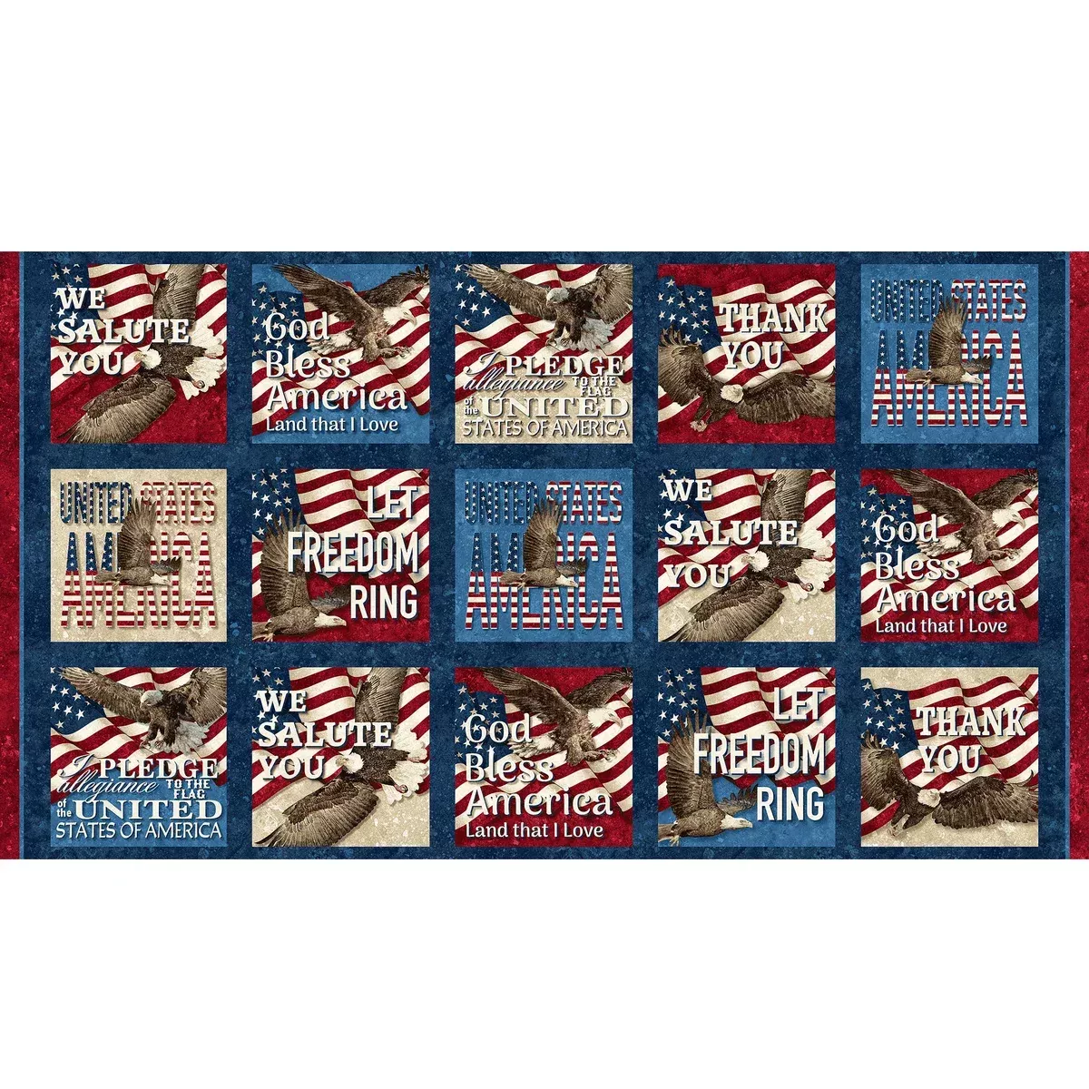 Stonehenge Stars & Stripes 12 27011-49 Panel by Linda Ludovico