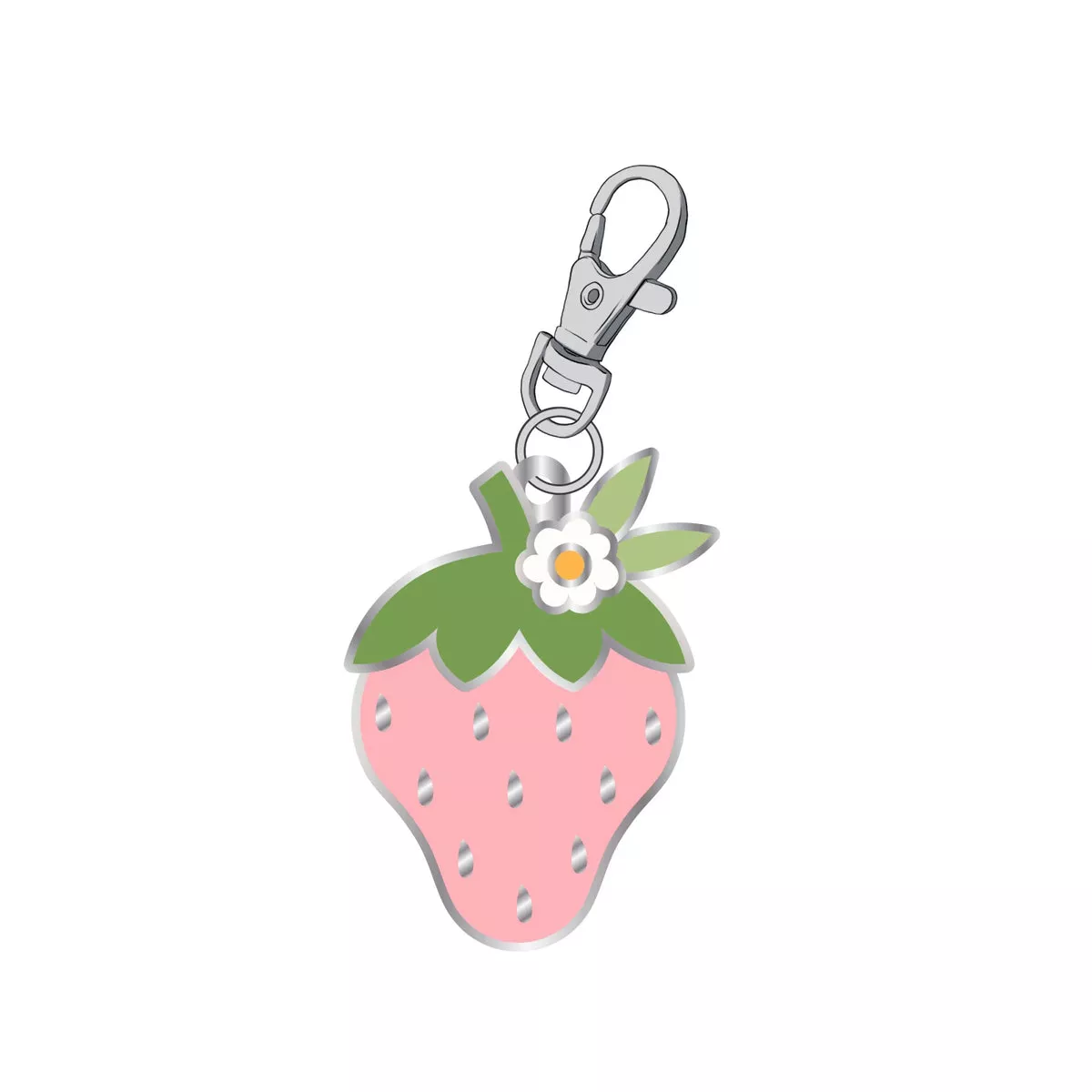Strawberry Zipper Pull