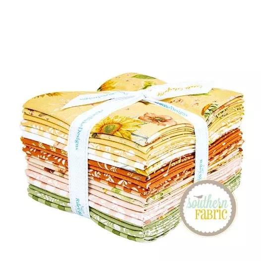 Sunflower Whispers - Fat Quarter Bundle (19 pcs) by Lisa Audit for Riley Blake