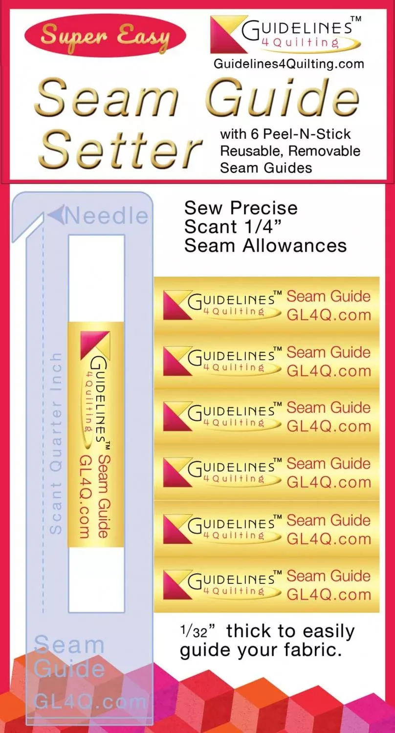 Super Easy Seam Guide Setter with Six Guides by Guidelines 4 Quilting