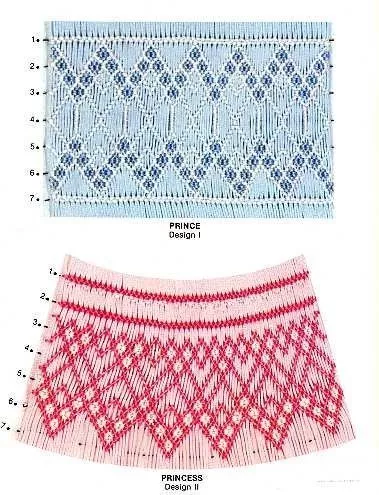 *SWEET WILLIAM PRINCE & PRINCESS//SMOCKING PLATES//ELLEN MCCARN