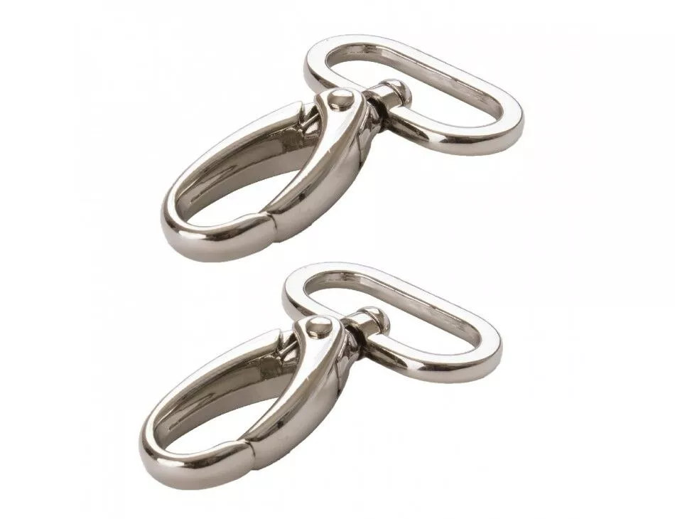 Swivel Hook 1" Nickel Set of Two