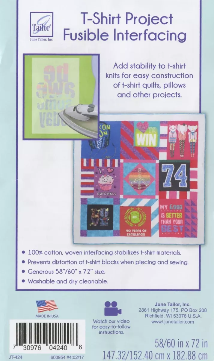 T-shirt Quilt Fusible Interfacing
