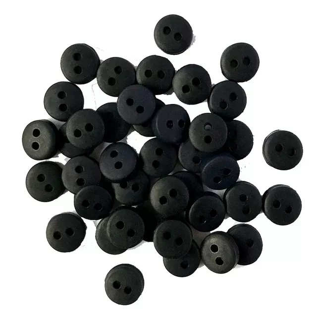 Tiny Black Buttons