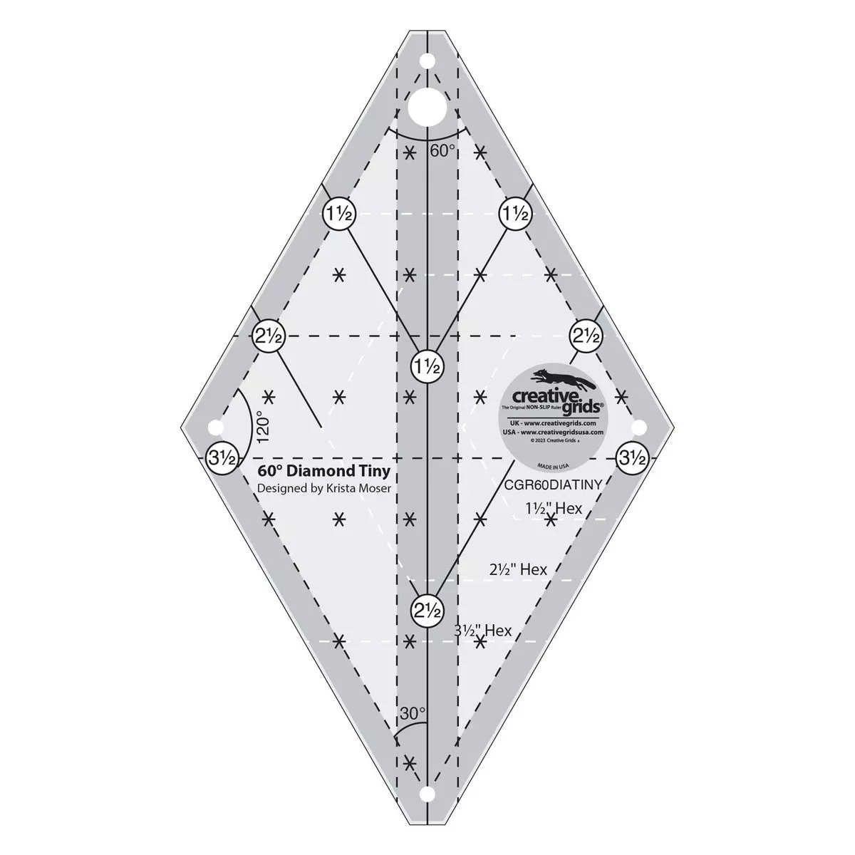 Tiny Diamond Quilt Ruler