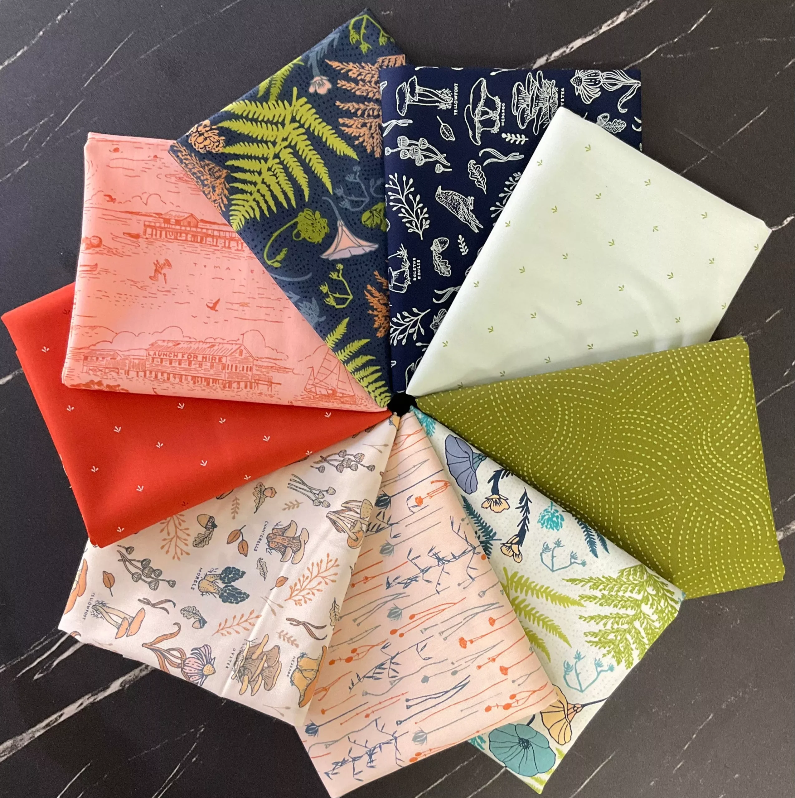 Tomales Bay by Katie O'Shea :Fabric Bundles