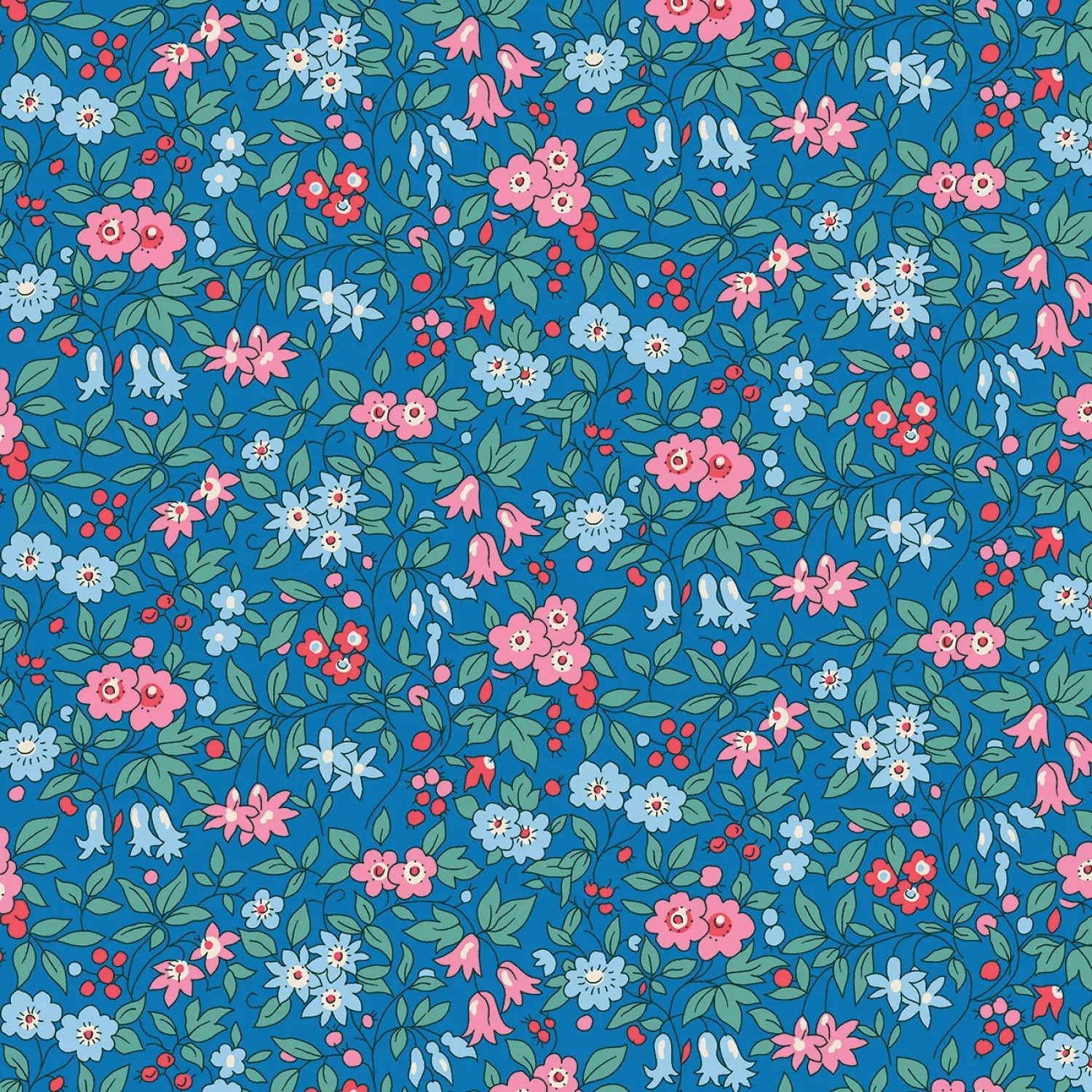 Trailing Blossom C| 107" Quilt Backing Fabric by Liberty Fabrics for Riley Blake | 0166W68203C