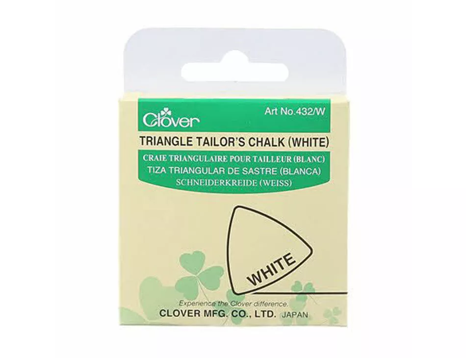 Triangle Tailor's Chalk White