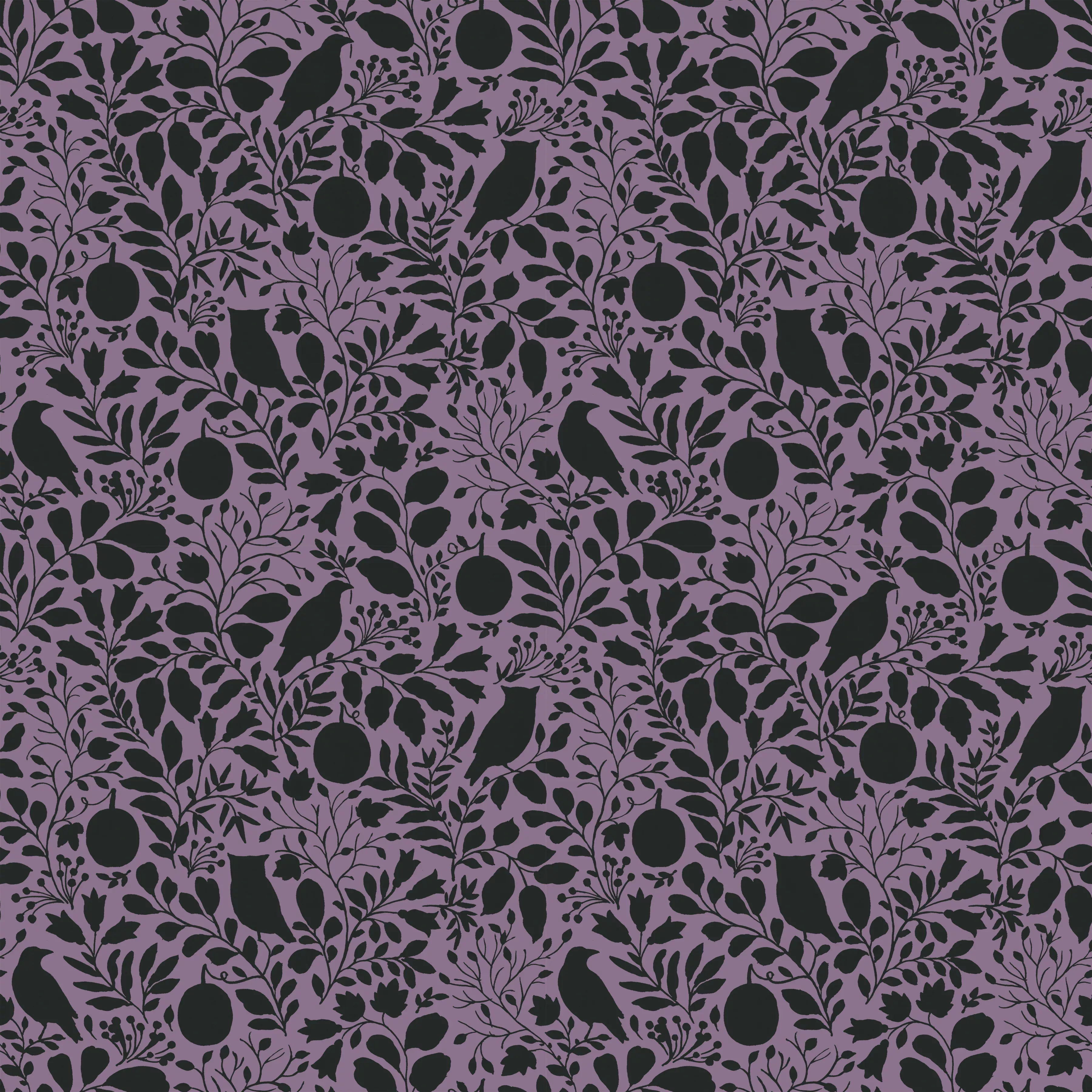 Trick or Treat | Silhouette Plum by Lisa Audit for Riley Blake Designs | C15963-PLUM