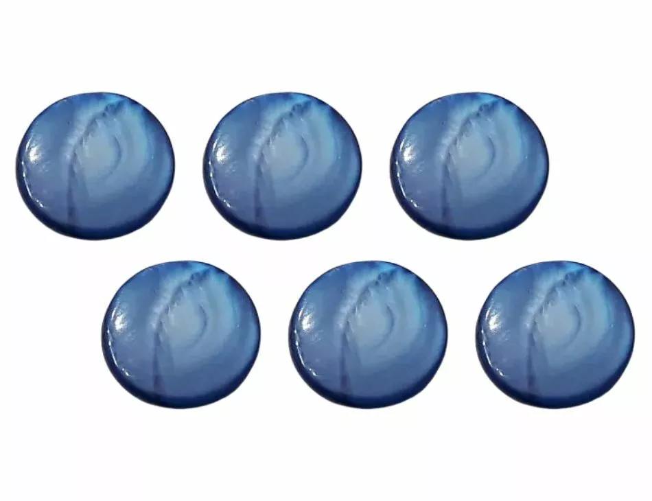 Troca Shell Shank Button 11mm Blue
