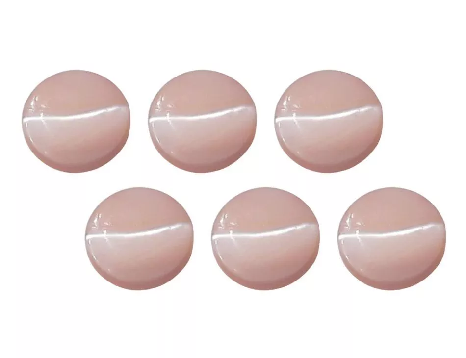 Troca Shell Shank Button 11mm Lt Pink